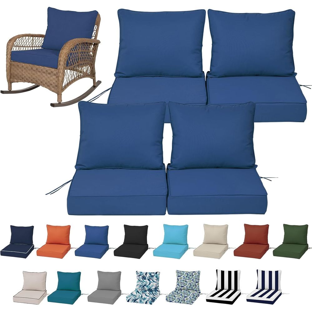Outdoor Furniture Set - Set 4 Bantalan Kursi Dalam Ruangan