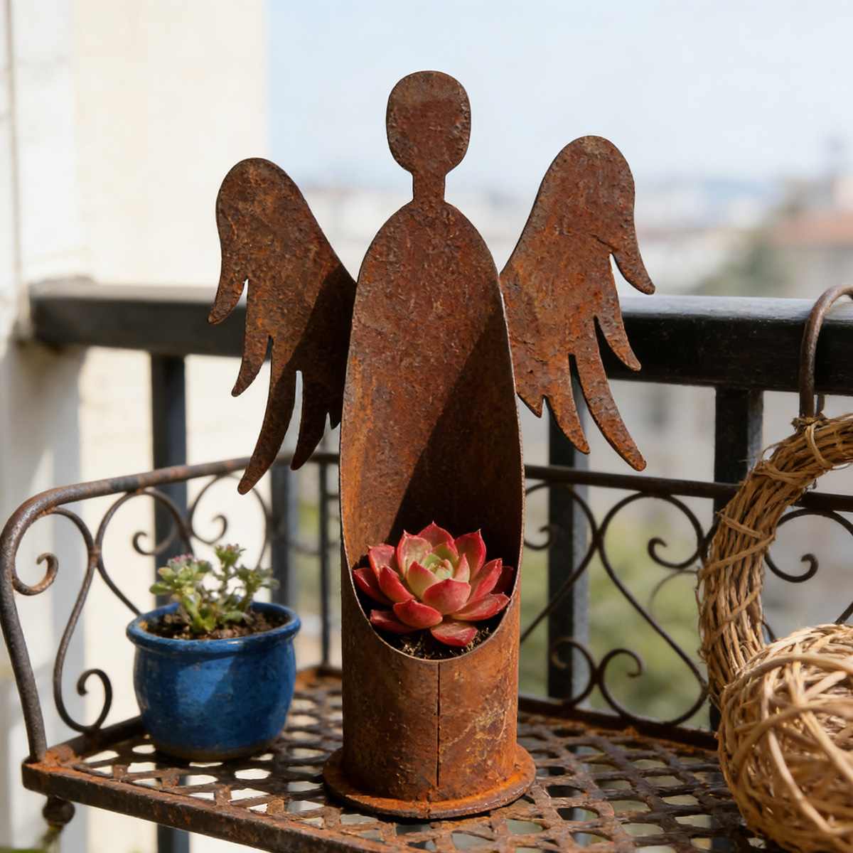 Outdoor Furniture Iron - 1 Buah Patung Taman Besi, Patung