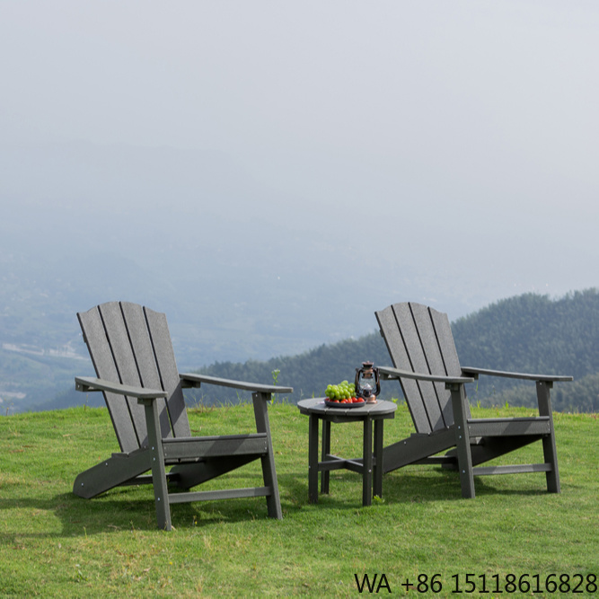 Outdoor Furniture Recycled Plastic - Kursi Adirondack Lipat untuk Taman dan