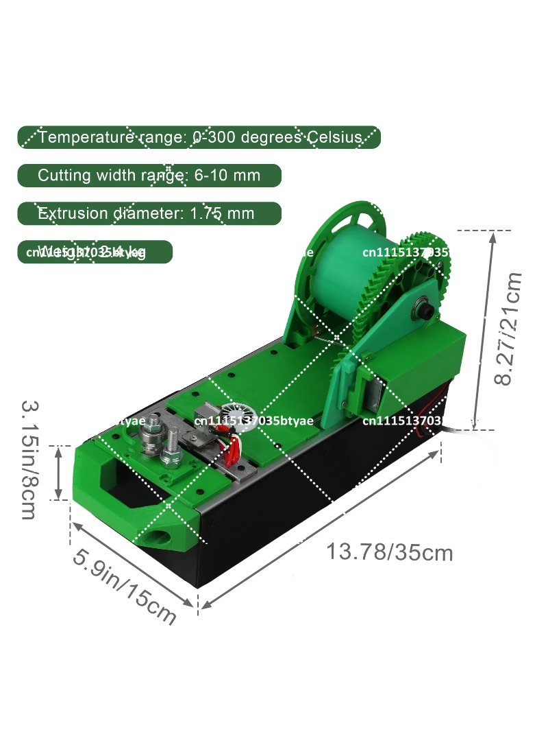 Outdoor Furniture Recycled Plastic - Mesin Ekstruder Filamen 3D DIY untuk