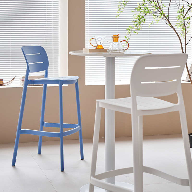 Outdoor Furniture Kitchener - Kursi Bar Modern yang Dapat Ditumpuk,
