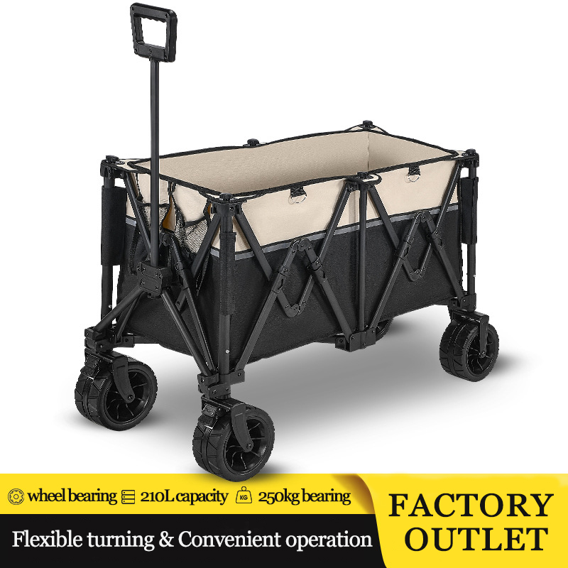 Outdoor Furniture Shop - Gerobak Ekstra Panjang, Kapasitas Besar 260L,