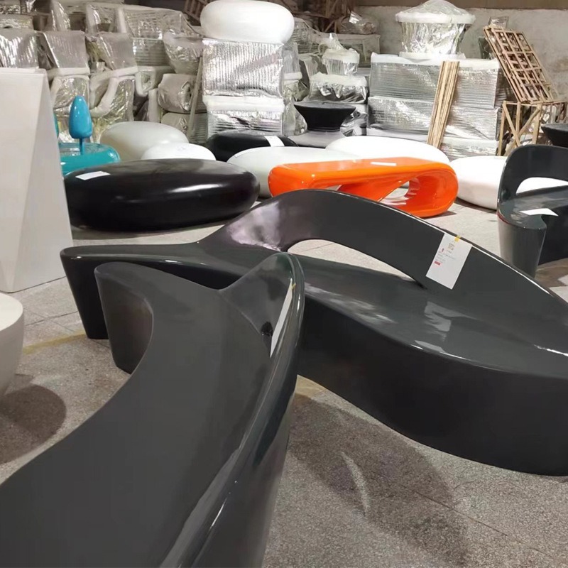 Outdoor Furniture Shop - Kursi Lengkung FRP Meichen untuk Luar