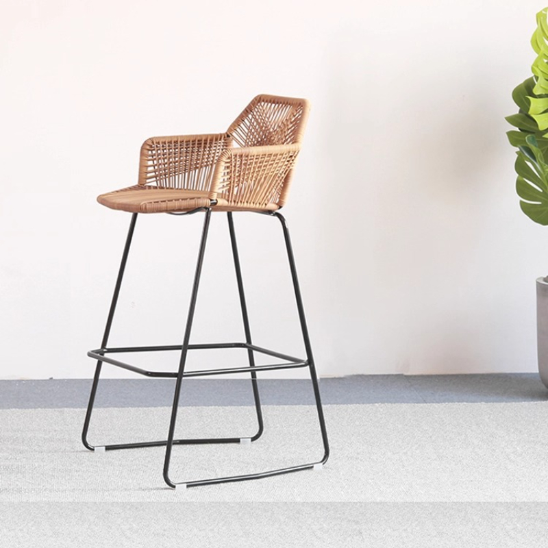 Kursi Bar Rotan Skandinavia Ku - Outdoor Furniture Iron ulasan dan harga