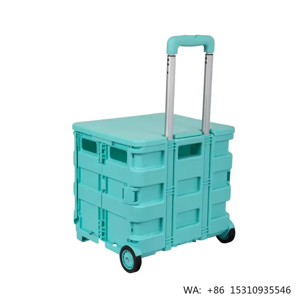 Troli Belanja Lipat Plastik Mu - Outdoor Furniture Shop ulasan dan harga