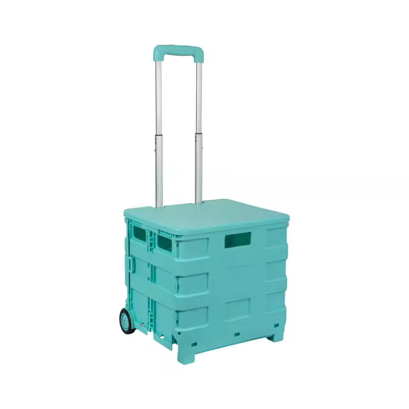 Troli Belanja Lipat Plastik Mu - Outdoor Furniture Shop ulasan dan harga