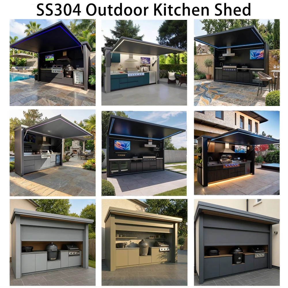 Modul Dapur Luar Ruangan Baja  - Outdoor Furniture Kitchener ulasan dan harga