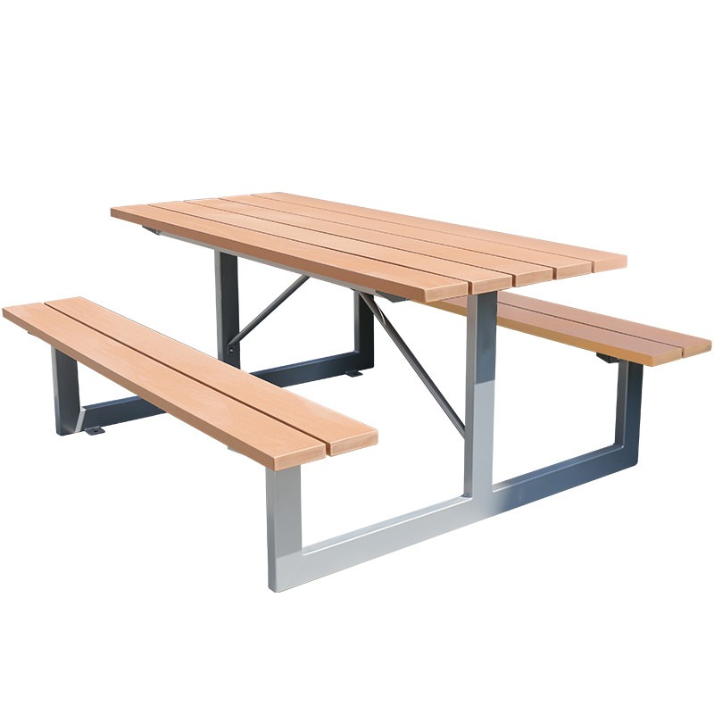 Meja Piknik Komposit Kayu Plas - Outdoor Furniture Shop ulasan dan harga