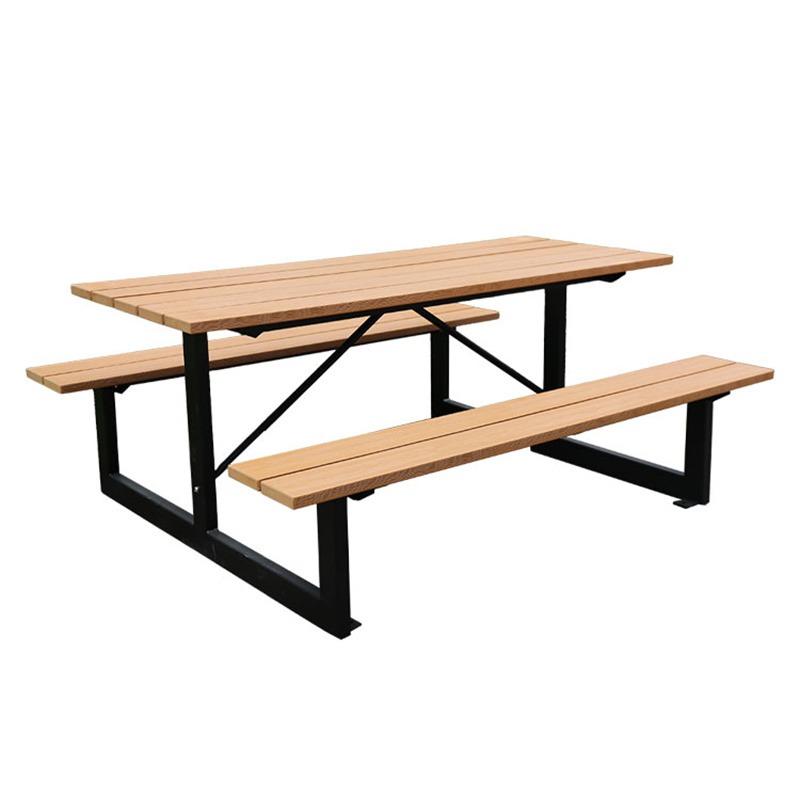 Meja Piknik Komposit Kayu Plas - Outdoor Furniture Shop ulasan dan harga