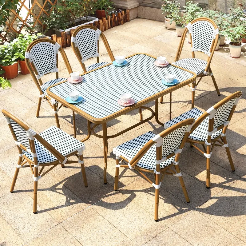 Set Meja dan Kursi Rotan Outdo - Outdoor Furniture Shop ulasan dan harga