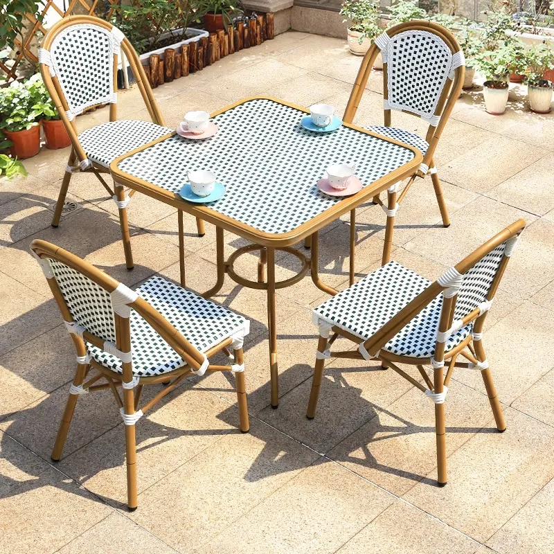 Set Meja dan Kursi Rotan Outdo - Outdoor Furniture Shop ulasan dan harga