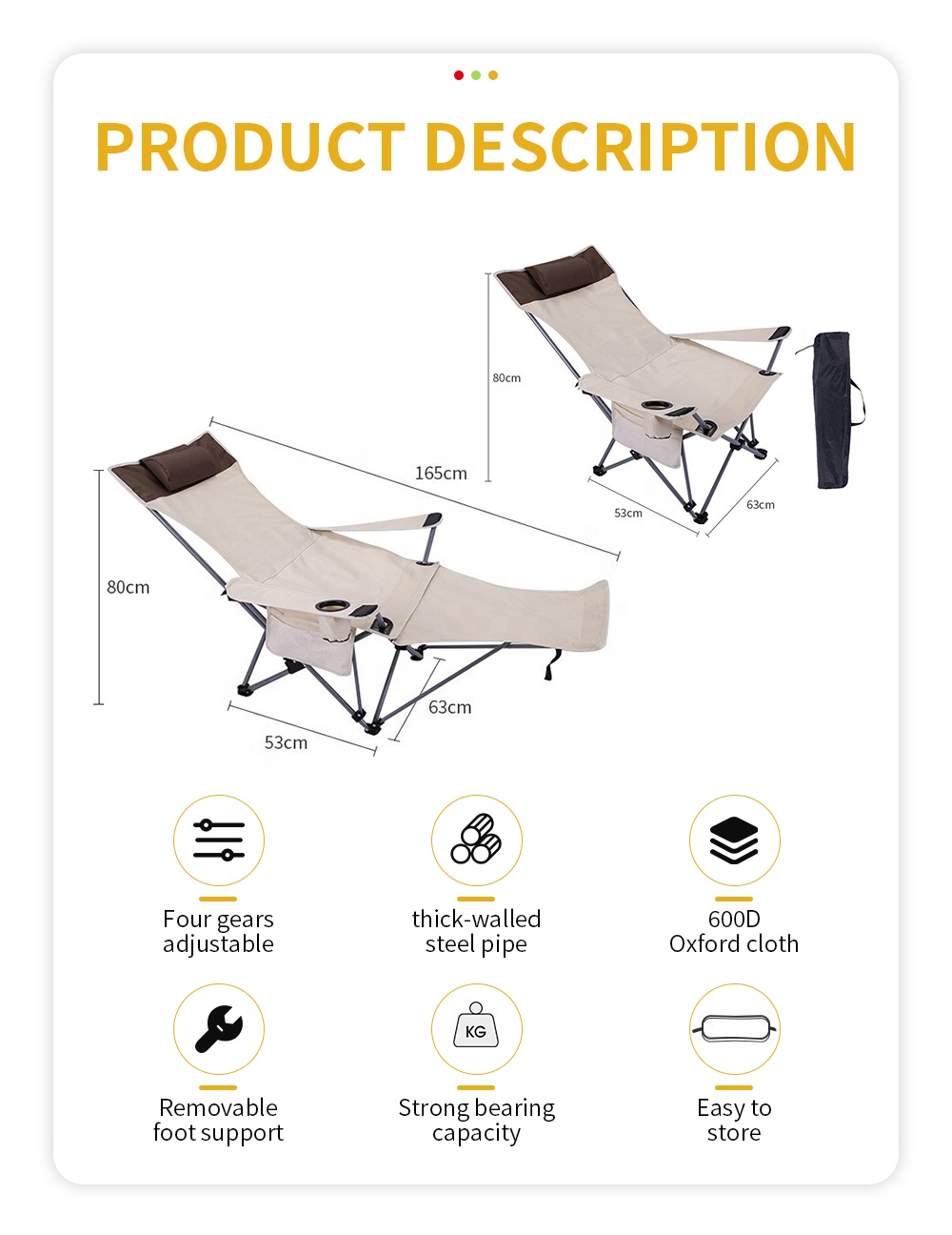 Kursi Lipat Portabel, Ringan,  - Outdoor Furniture Set ulasan dan harga