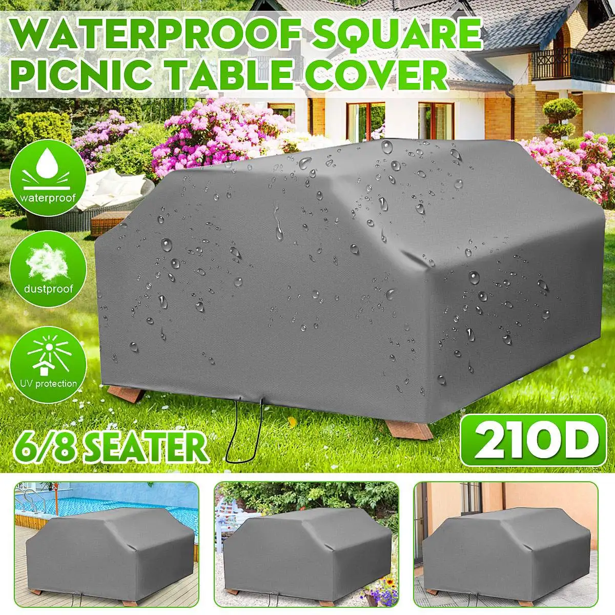 210D untuk 6/8 tempat duduk pi - Outdoor Furniture Paint ulasan dan harga