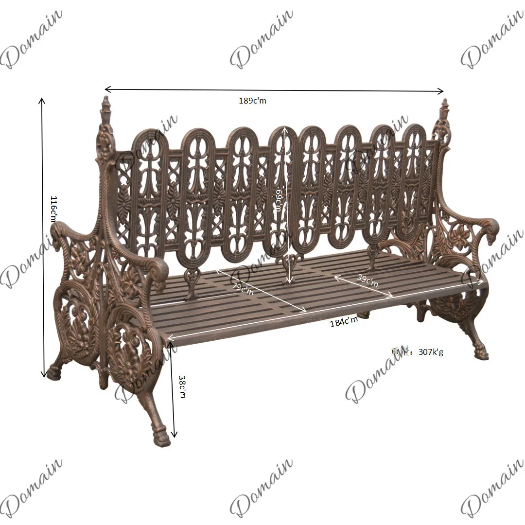 Kursi Taman Besi Tempa J81 Dua - Outdoor Furniture Iron ulasan dan harga