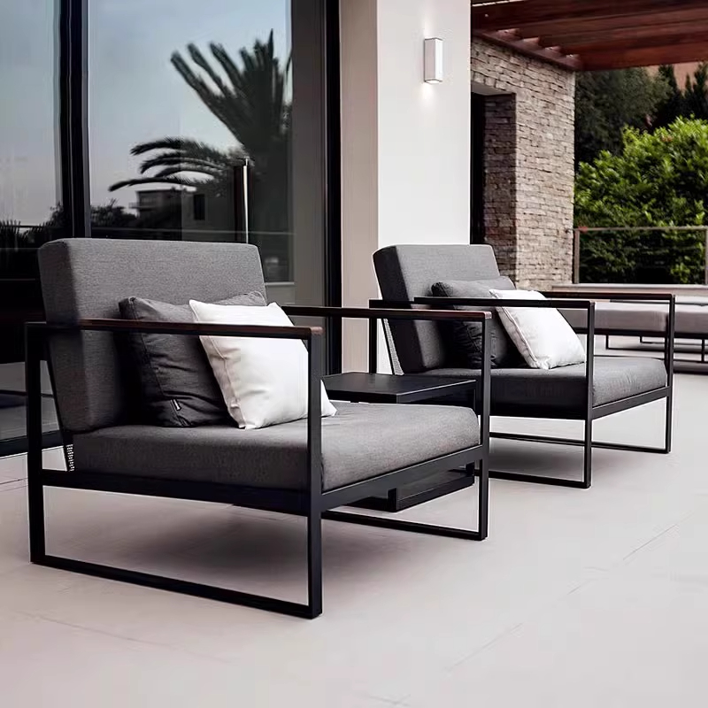 Set Sofa Besi Tahan Air Modern - Outdoor Furniture Iron ulasan dan harga