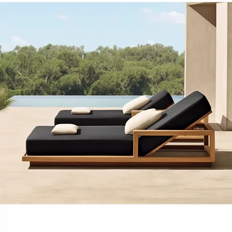 Kursi Santai Teak untuk Kolam  - Outdoor Furniture In Sale ulasan dan harga