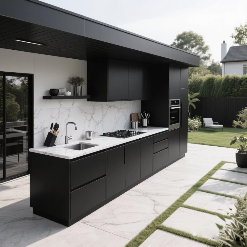 Lemari dapur baja tahan karat  - Outdoor Furniture Kitchener ulasan dan harga
