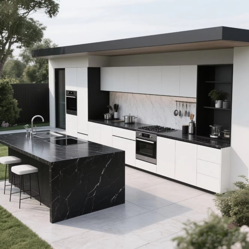 Lemari dapur baja tahan karat  - Outdoor Furniture Kitchener ulasan dan harga
