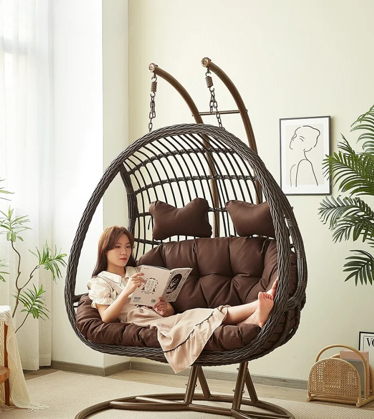 Kursi Gantung Rotan, Ayunan Da - Outdoor Furniture Iron ulasan dan harga