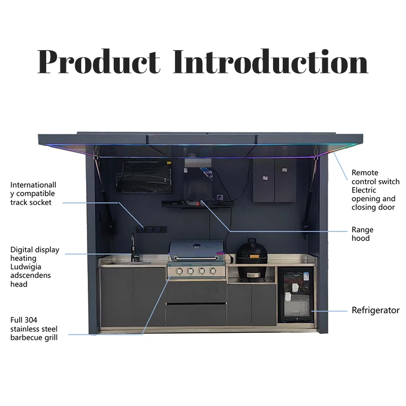 Dapur Pulau Modern Kustom deng - Outdoor Furniture Kitchener ulasan dan harga