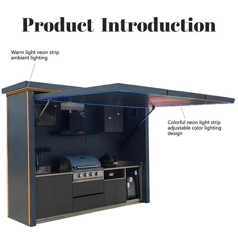 Dapur Pulau Modern Kustom deng - Outdoor Furniture Kitchener ulasan dan harga