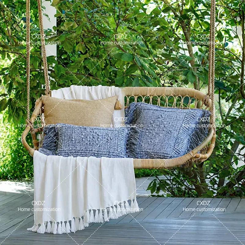 Kursi Gantung Rotan Ganda untu - Outdoor Furniture In Bali ulasan dan harga