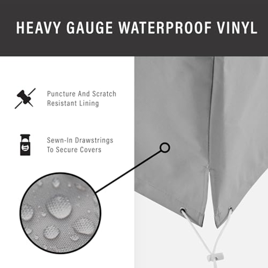 Penutup Furnitur Teras, Set Pe - Outdoor Furniture Cover Waterproof ulasan dan harga