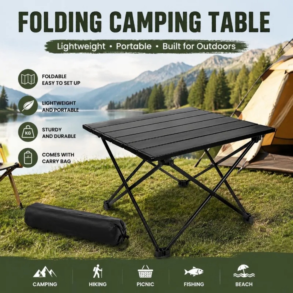 Meja Lipat Portabel Ultra-Ring - Outdoor Furniture Iron ulasan dan harga